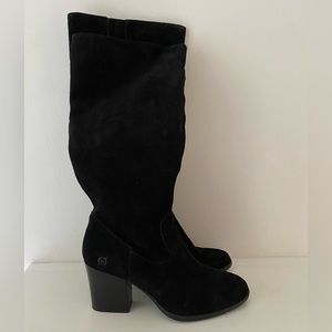 Born Black Heeled Boots
